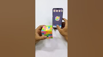 Asolver: cube solve magic trick best app (5×5) #shorts #rubikscube