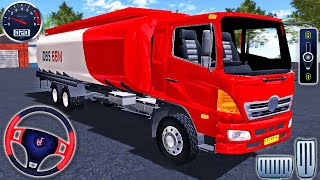 IDBS Indonesia Truck Simulator - Oil Tanker Transporter Truck Driving - Android GamePlay screenshot 1