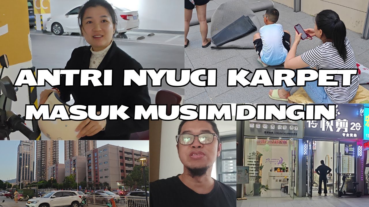 Masuk Musim Dingin!! Salon Kok Masih Rame | Antri Nyuci Karpet Pagi ini