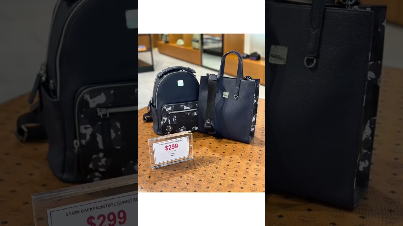 MCM backpack and tote Both together $299.