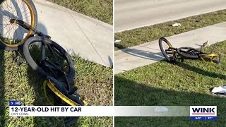 12-year-old hit by speeding car in Cape Coral