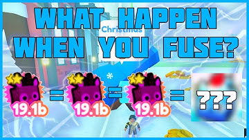 What Happen you Fuse 3 Rainbow Rudolf In Pet Simulator X (ROBLOX)