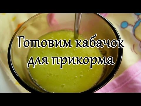 Как готовить кабачок для первого прикорма в 4 месяца: рецепт и советы