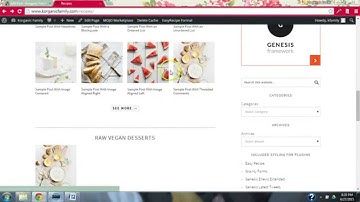 How To Set Up Parent Child Hierchy Categories Wordpress Foodie Theme