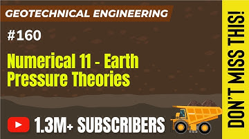 Numerical 11 Earth Pressure Theories - Gate Previous Year Questions of FE - Foundation Engineering