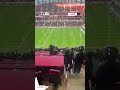 من المدرجات جانب من شغب بعض الجماهير في مباراة الكلاسيكو