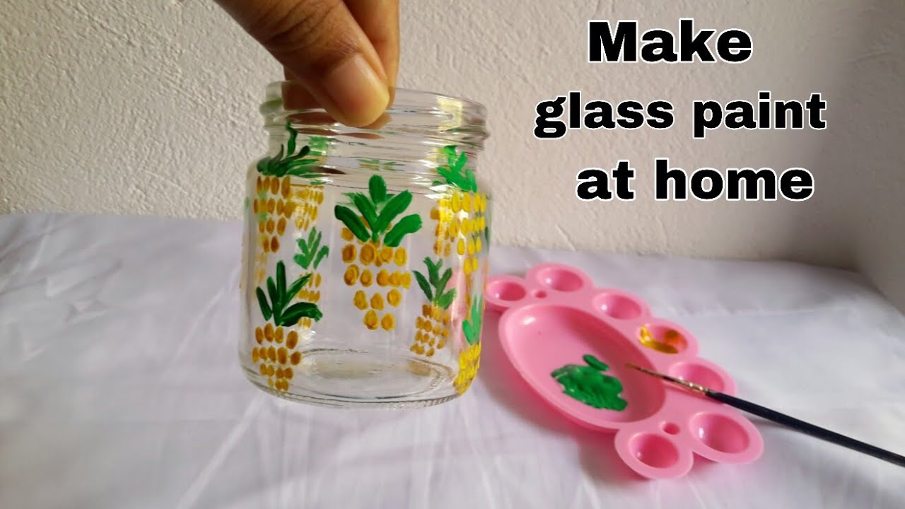 DIY Bottle Craft Idea How To Make Glass Paint At Home YouTube Maxresdefault