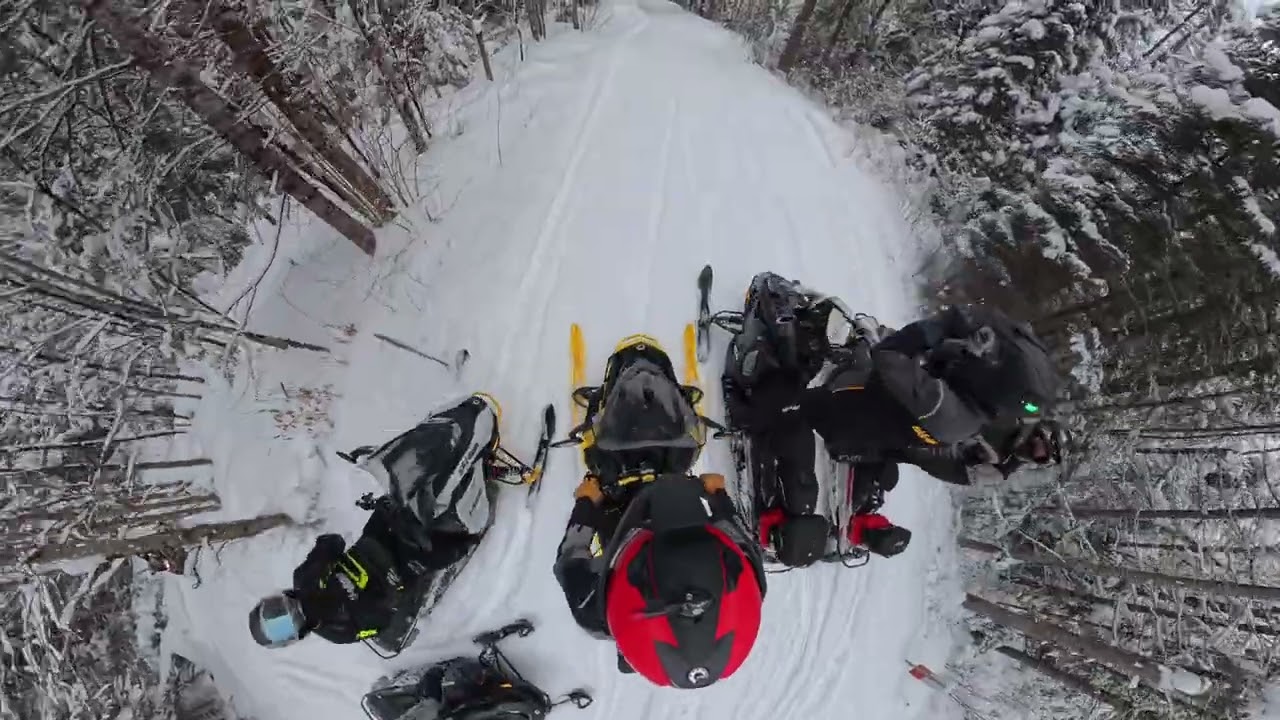 Snow Machine Riding in Remote New Hampshire - Day Three