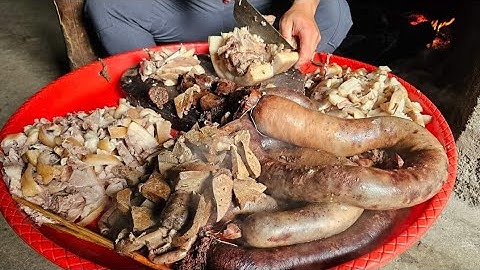 Chú Huỳnh Tấn Đức tặng 500 bao xi mở Đại Tiệc ăn tết tại Hoang Mạc Đá. Nguyễn Tất Thắng