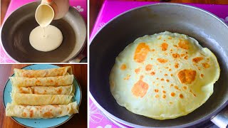 Ready In Only 5 Minutes | No Rolling No Kneading | Paratha With Liquid Dough