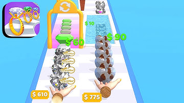 Gem Stack ​- All Levels Gameplay Android,ios (Levels 91-92)