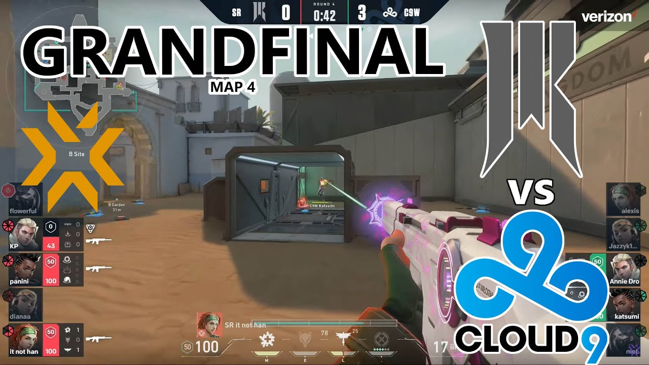 Cloud9 White VS Shopify Rebellion Map 4 | Grand Finals VODS - VCT 2021: Game Changers NA Series 3