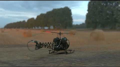 Bell 47G final render