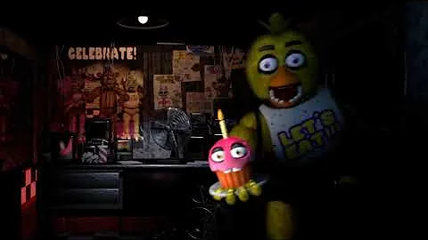 FNaF 1 Animatronics But They Have Foxy's Jumpscare