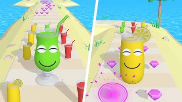 Juice Run in Max Levels Gameplay Trailer Android,iOS New Game