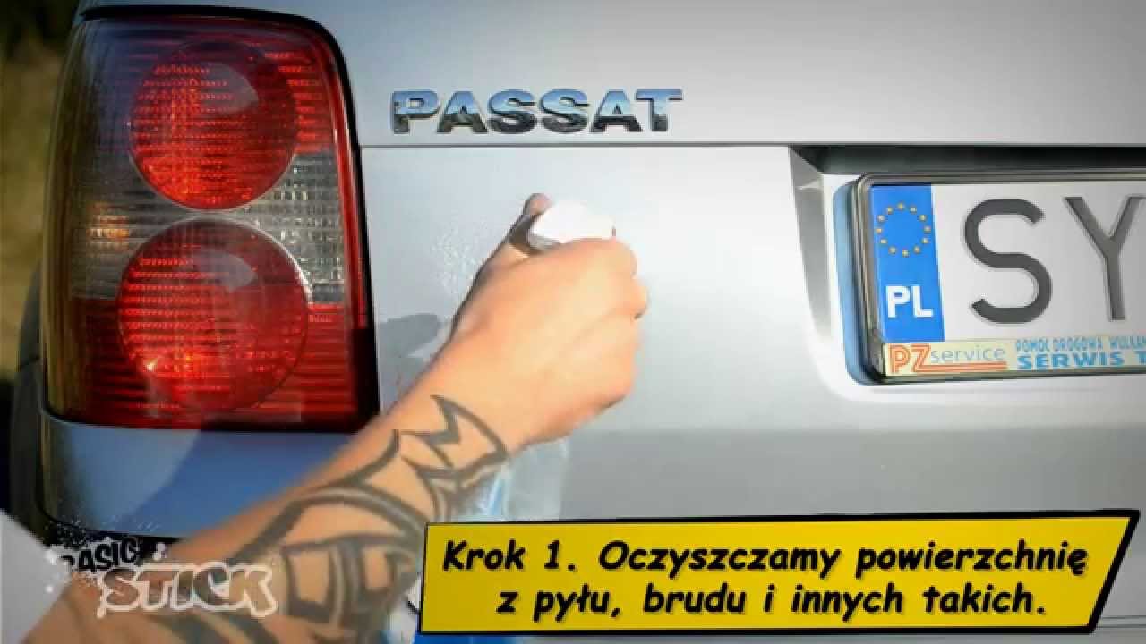 Basic Stick - jak przyklejać naklejki