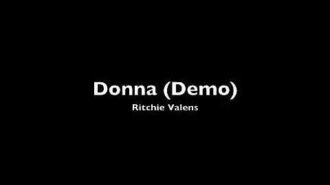 Ritchie Valens - Donna Demo 1958