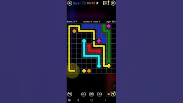 How To Solve Flow Free Bridges 10x10 Mania Pack Level 76 Board Walk Through Solution Walkthrough