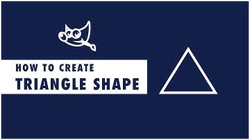How to make a triangle shape in Gimp