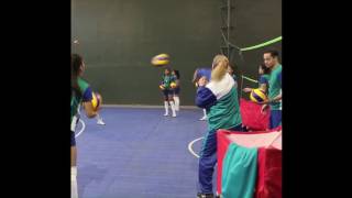 Reacción de @nataliamalagaoficial  durante entrenamiento