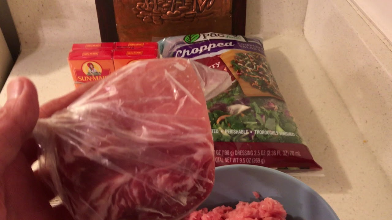 Grind Your Own Meat in the Blender-Ground Pork Loin Meat - YouTube