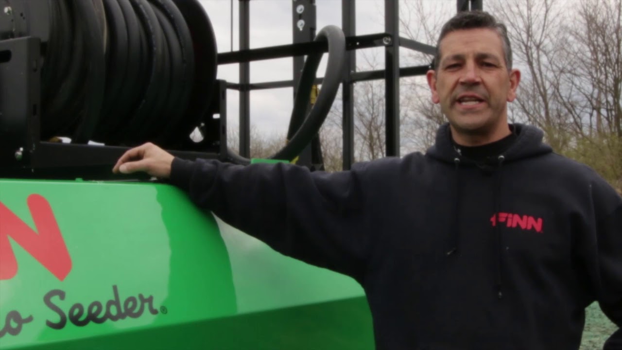 Sunbelt Mixing, Spraying & Clean up FINN T60 HydroSeeder for