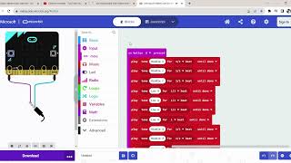 Microsoft MakeCode Micro:bit Project 20: 'Old MacDonald Had a Farm' Created by Trishanth Kumar
