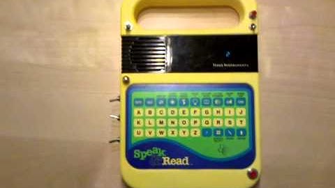 Circuit bent Speak and Read