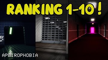 RANKING LEVELS 1-10 ON ROBLOX Apeirophobia