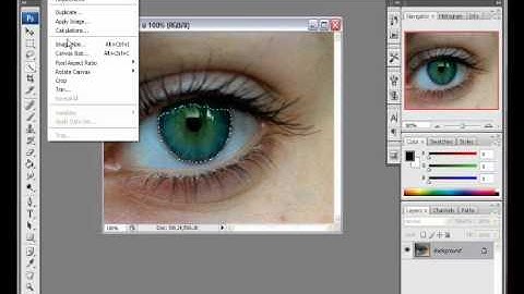 How to Change Eye Colour On PhotoShop ..Step by Step Guide