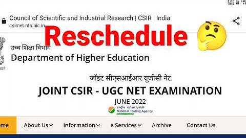 CSIR NET EXAM DATE 2022 LATEST NEWS🔴| Csir net Admit card 2022| Csir net postponed 2022|#CSIRNET2022