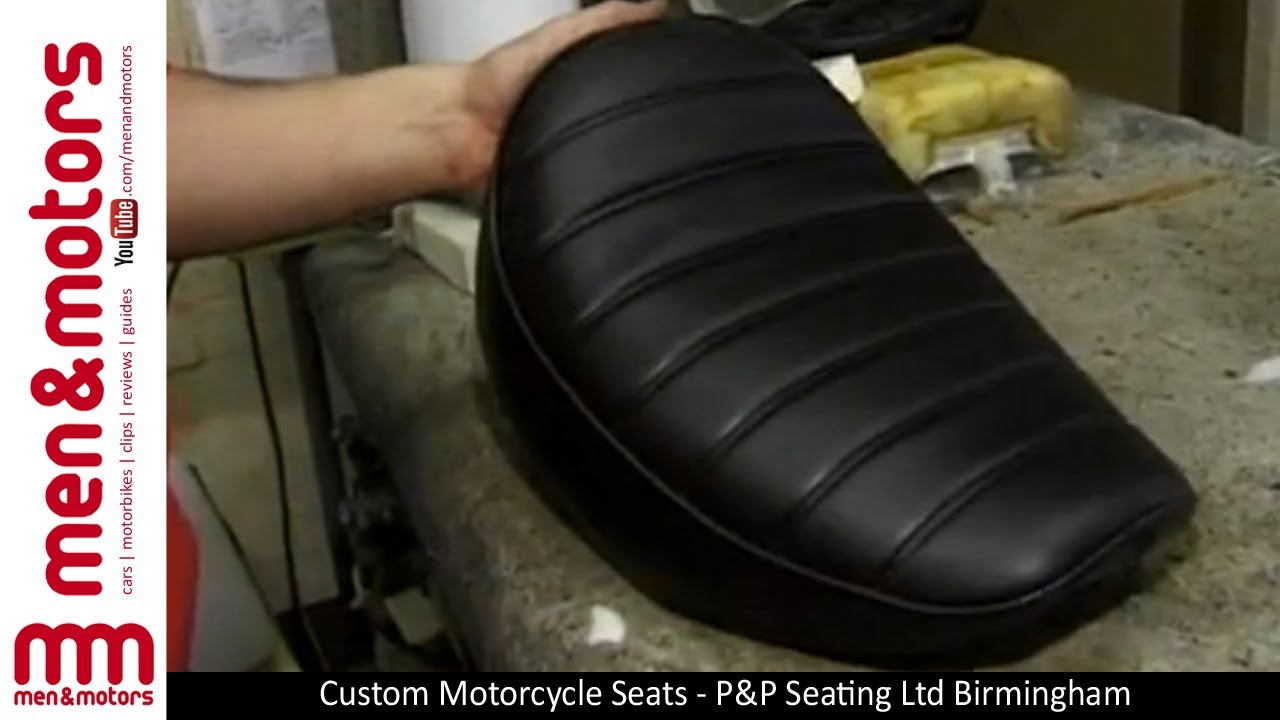 Custom Motorcycle Seats P&P Seating Ltd Birmingham YouTube