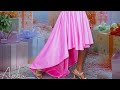 How to cut and sew a perfect high low dress with equal front .