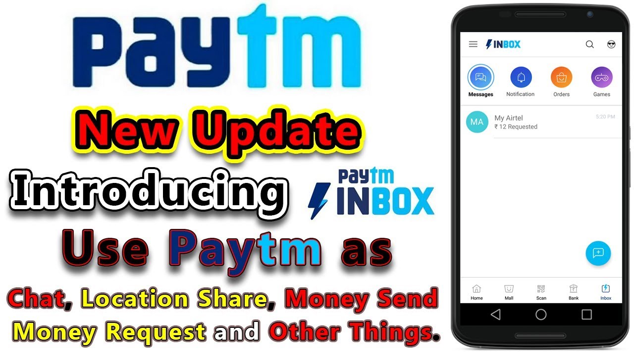 Paytm Inbox Now Chat Location Share Send Money Request Paytm Inbox Now Chat Location Share Send Money Request Your In