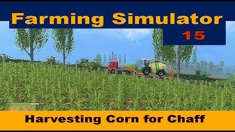 Farming Simulator 2015 - Harvesting Corn for Chaff