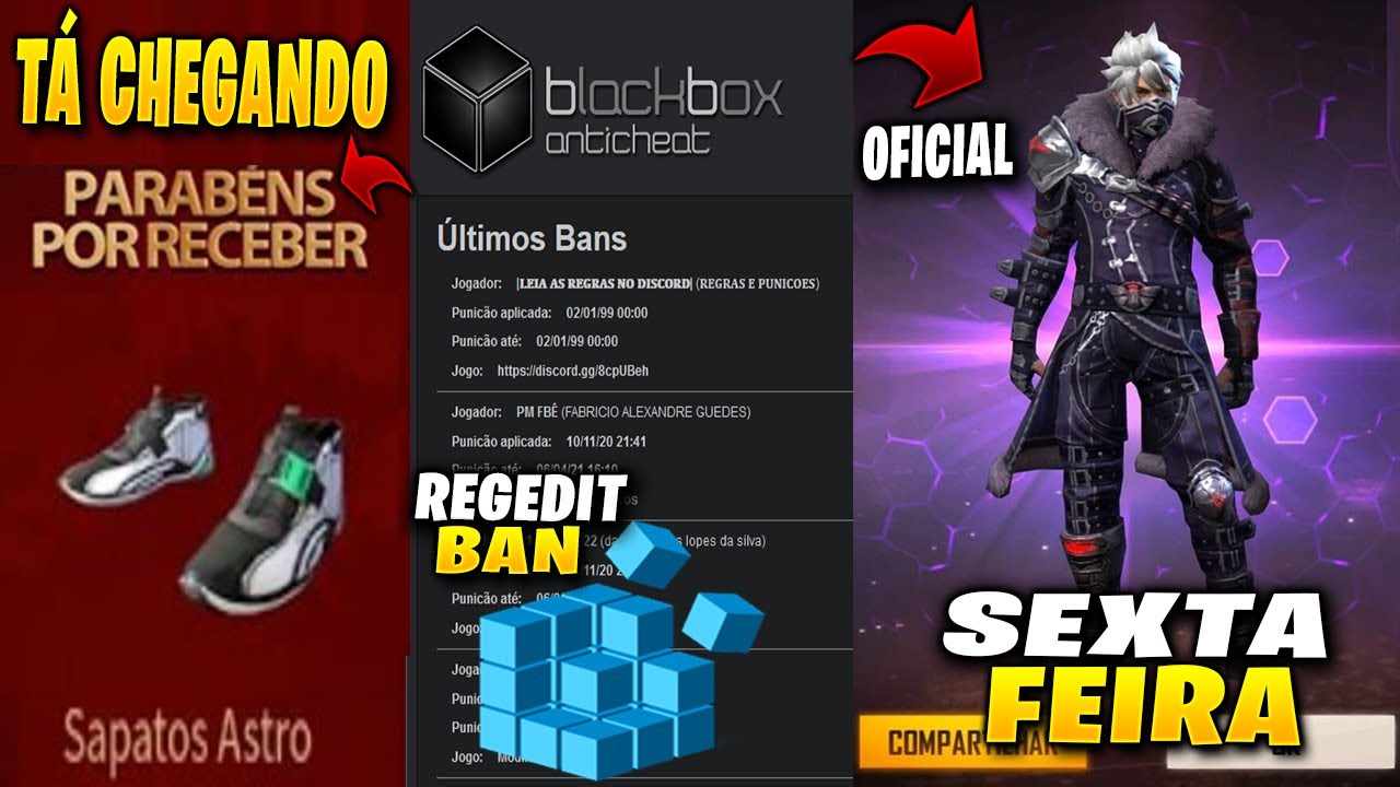 URGENTE!! ITENS DA LOJA MISTERIOSA DEMON SLAYER, TÊNIS ANGELICAL, SOMBRA  ROXA - NOVIDADES FREE FIRE 