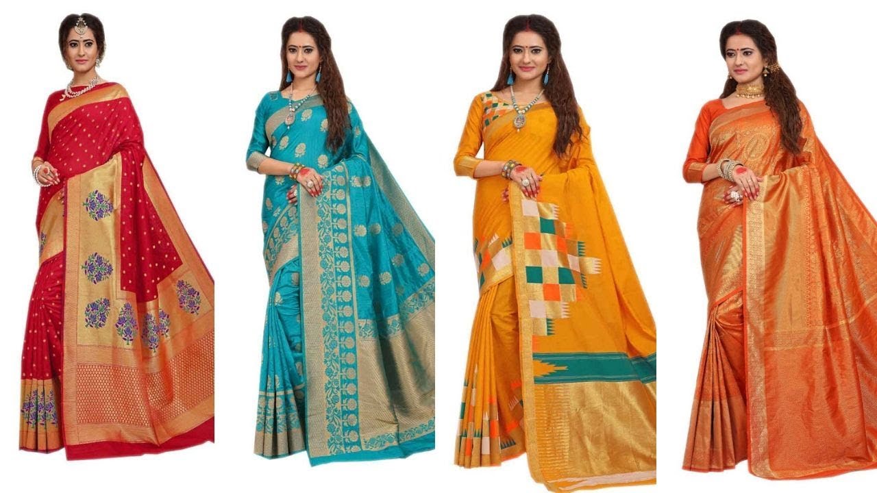 Designer Wedding Sarees 2019 | Stylish Saree Designs | New Party Wear Embroidered Saree Blouses