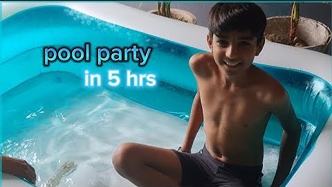 Summer Fun Starts Here! 😎 Pool Party Vlog || And challenge in 5 hrs pool  || @Vlogswale-honey
