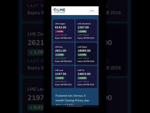 Finally I'm Registered In LME -  London Metal Exchange Now I can Analysis Steel All over World