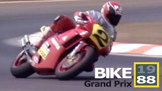 Brazilian Bike GP 1988 | Randy Mamola&#39;s massive highside!