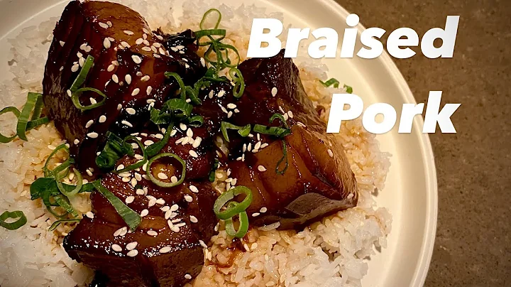 Tender Chinese Braised Pork from Pork Shoulder #braisedpork #braisedporkbelly #ozeebrown n