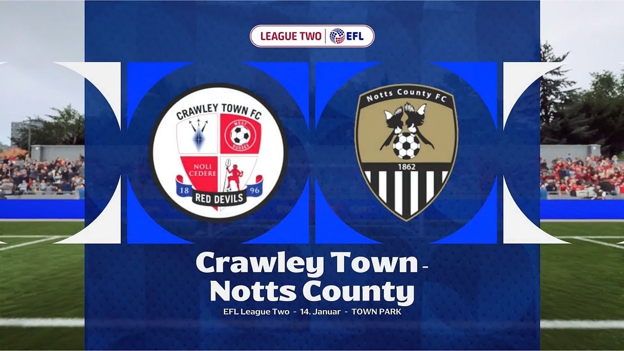 EA Sports FC 26 | Crawley Town vs Notts County - EFL League Two | Gameplay PS5