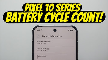 How to Check BATTERY CYCLE COUNT on Google Pixel 10/10 Pro/10 Pro XL!