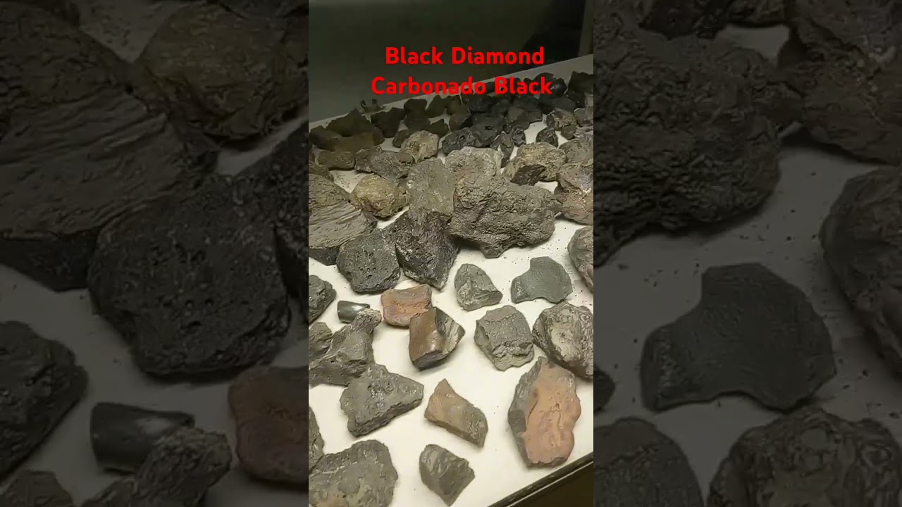 Black Diamond Carbonado Meteorite 