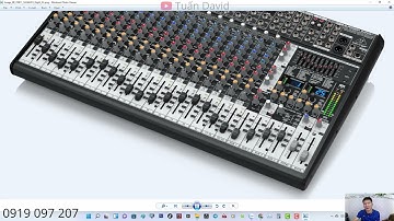 Bàn Trộn Âm Thanh Mixer Cơ Analog XENYX Behringer SX2442FX