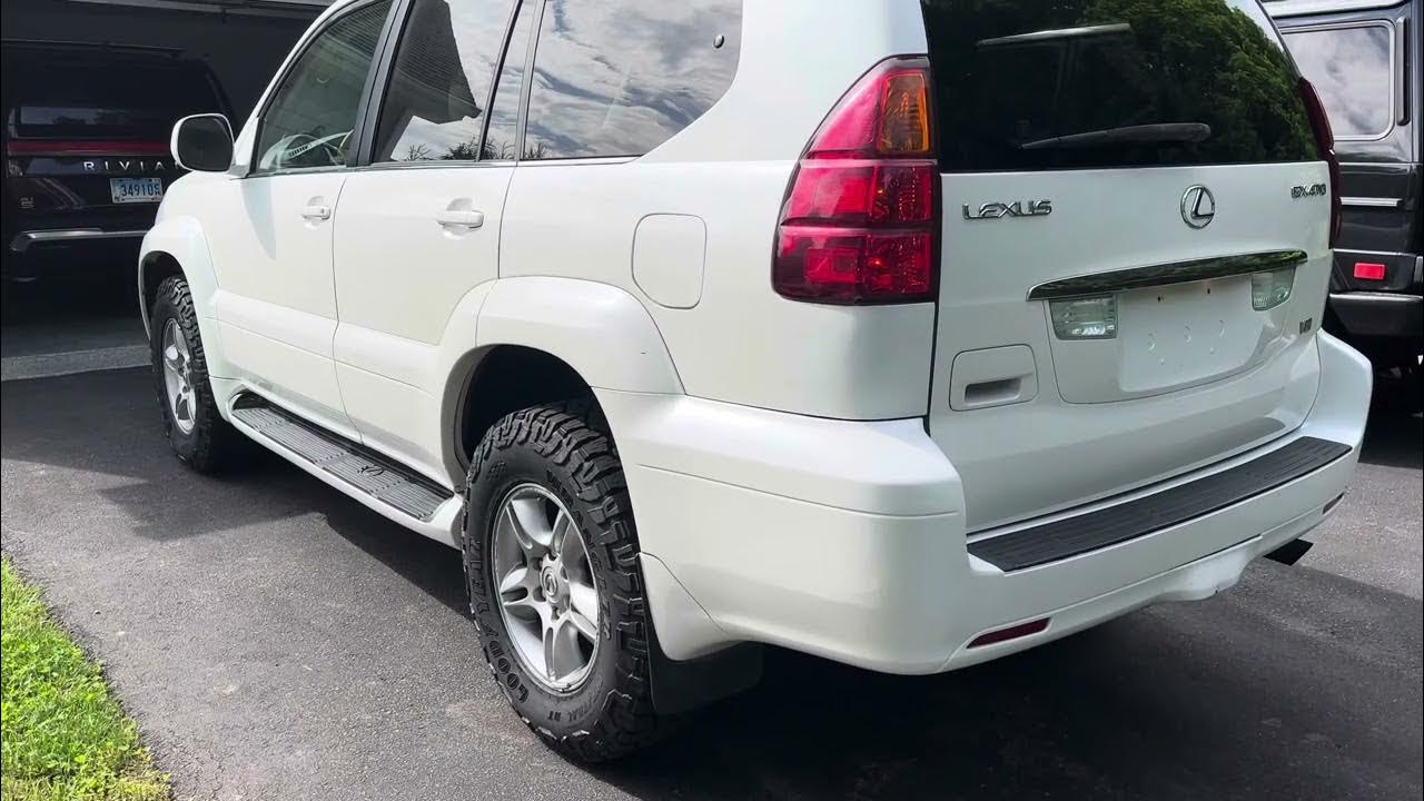 Operating the Lexus GX470 height control. YouTube