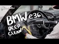 The Interior Of Our Sh*box BMW E36 Gets Deep Cleaned