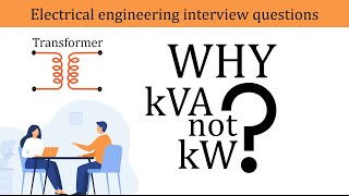 Detailed explanation of why transformer rating in kVA not in kW | Electrical Interview question