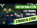 How to Flip $1000 To $10,000 | Challenge Day-10 | US30 Live | Rishabh Yash Trades