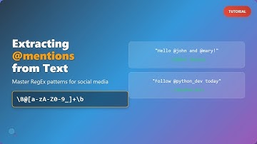 Extract @Mentions from Text with Python Regex: Social Media Mining for Beginners!